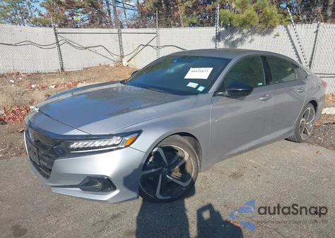 2021 Honda Accord Sport из США, поврежденный, VIN 1HGCV1F30MA006436